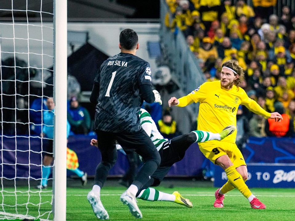 Záber zo zápasu FK Bodö/Glimt - Sporting Lisabon