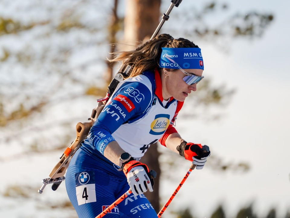 Slovenská biatlonistka Paulína Bátovská Fialková. 