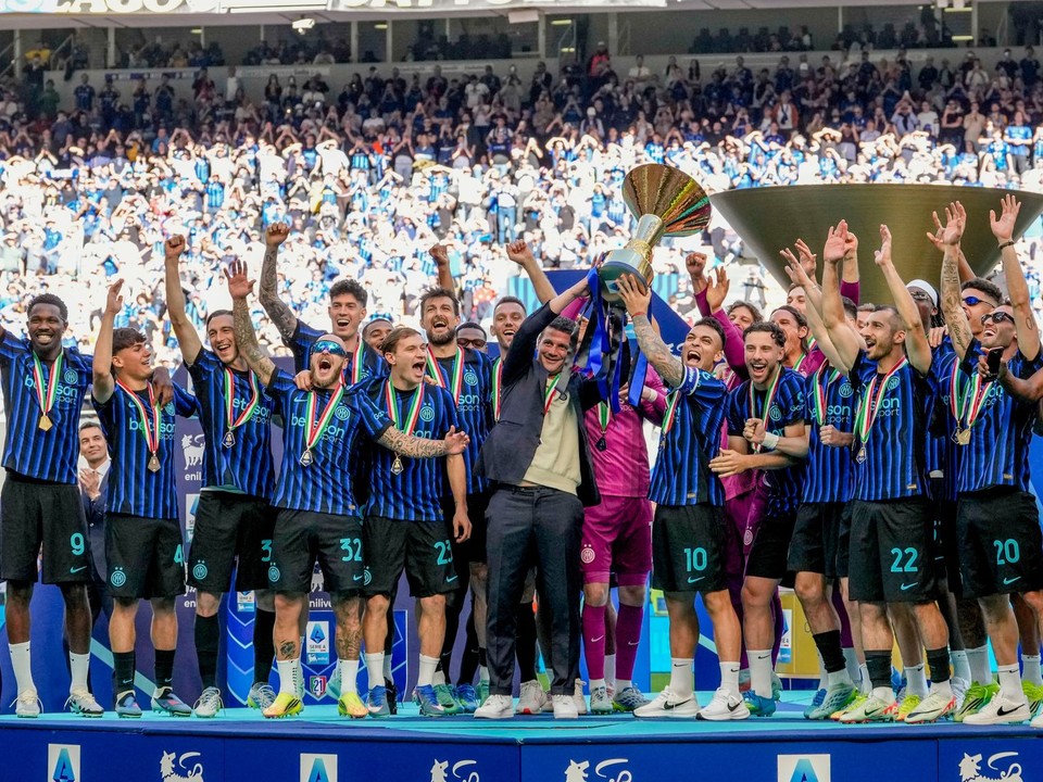 Futbalisti Interu Miláno. 