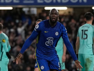 Romelu Lukaku v drese Chelsea FC.