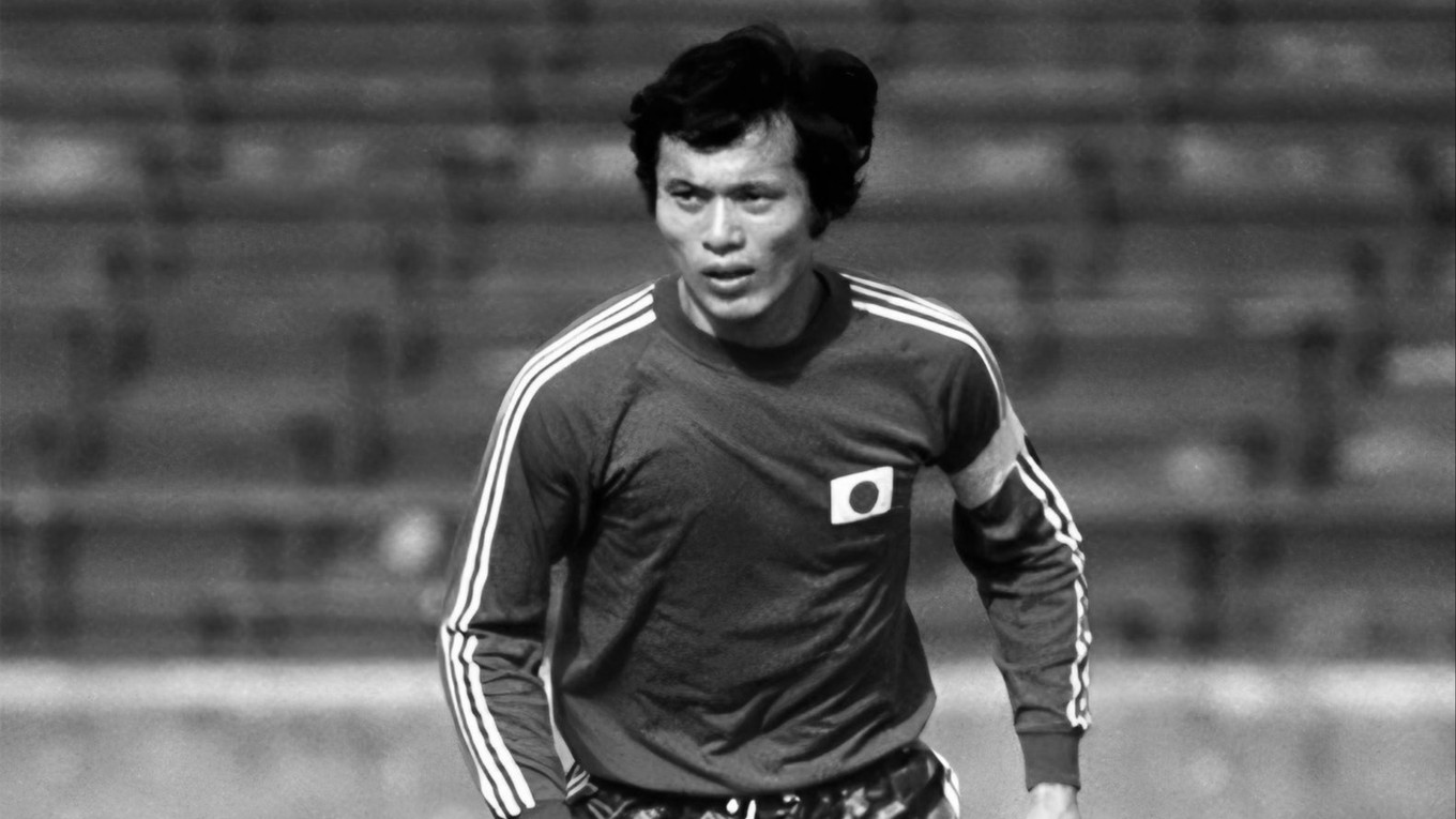 Legendárny japonský futbalový reprezentant Kunišige Kamamoto.