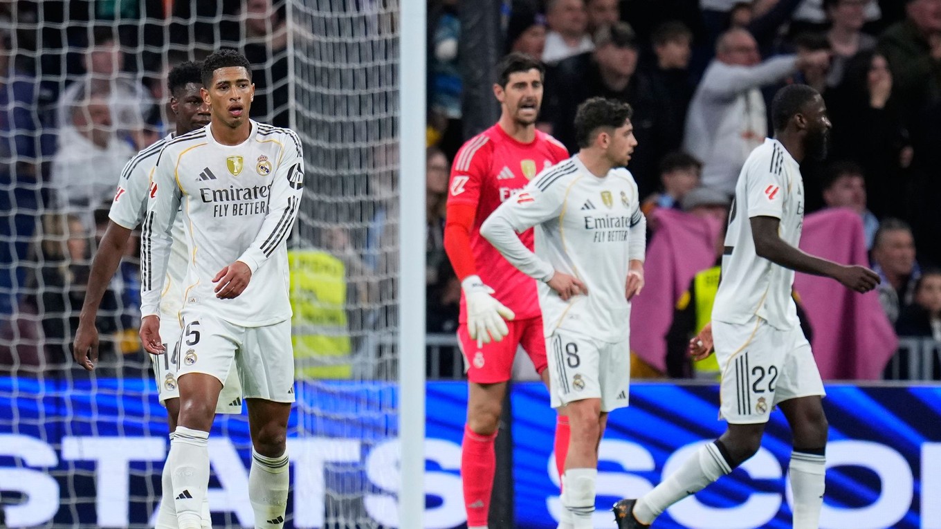 Real Madrid smúti po zápase s Celtou Vigo. 