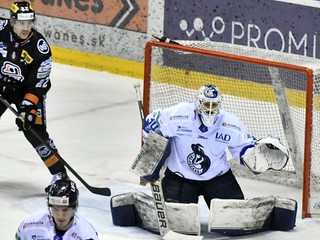 Momentka zo zápasu HC Košice - HK Poprad.