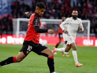 Futbalista Rennes Ludovic Blas
