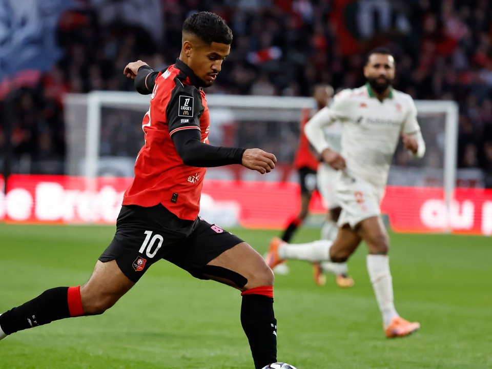 Futbalista Rennes Ludovic Blas