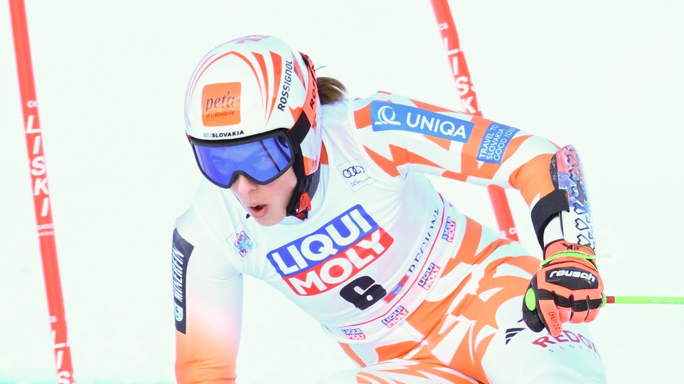 Petra Vlhová ovládla 1. kolo v Sestriere. 