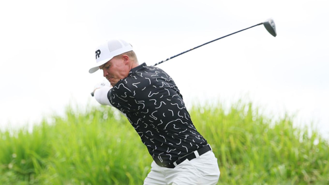 Slovenský golfista Tadeáš Teťák.