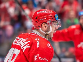 Slovenský hokejista Patrik Hrehorčák. 