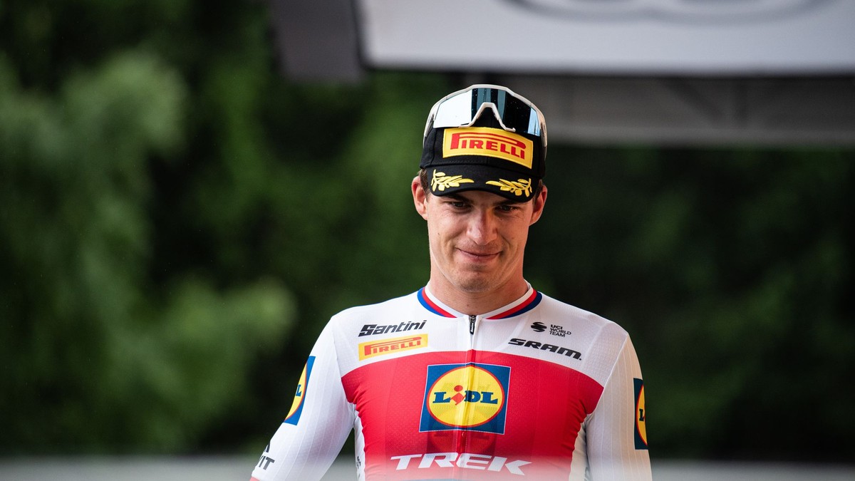 Český cyklista Mathias Vacek.