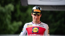 Český cyklista Mathias Vacek.