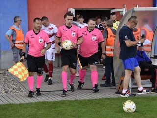 Rozhodca René Grich.