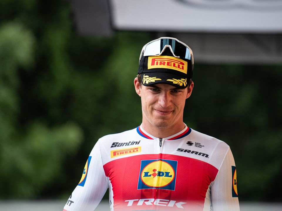 Český cyklista Mathias Vacek.