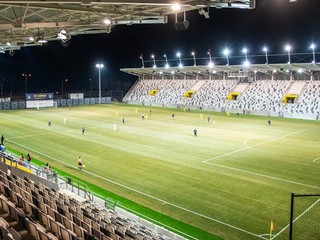 Prvý zápas v Košickej futbalovej aréne.