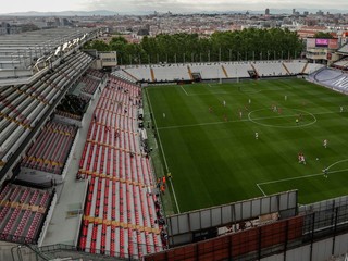 Štadión Raya Vallecano. 