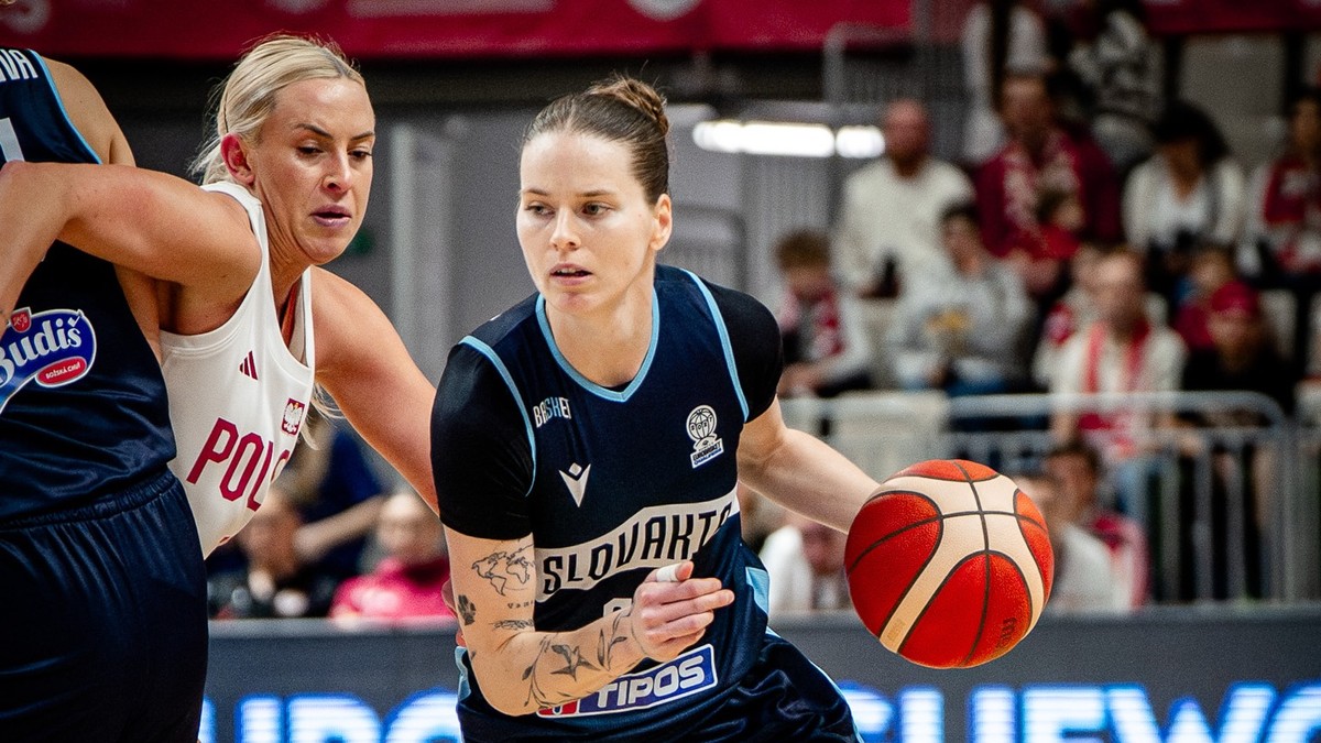 Momentka zo zápasu Poľsko - Slovensko