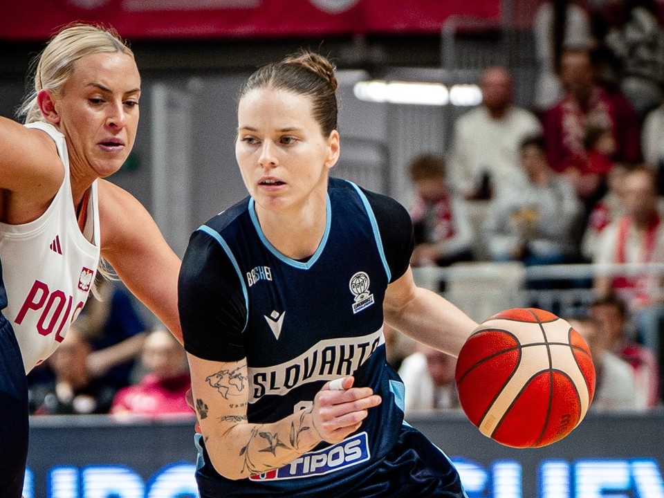 Momentka zo zápasu Poľsko - Slovensko