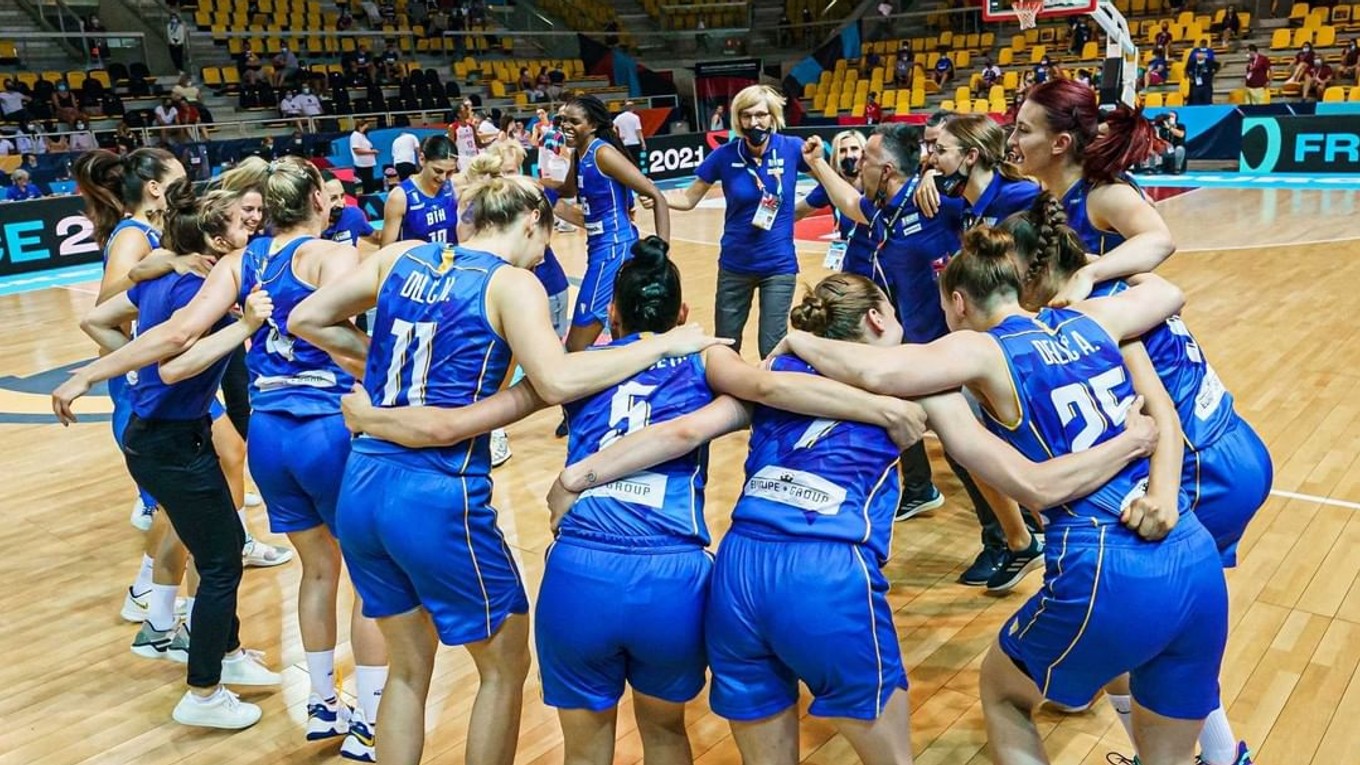 Basketbalisky Bosny a Hercegoviny na ME v basketbale žien 2021.