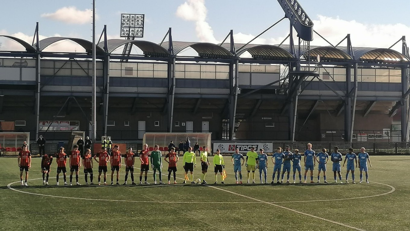 Okamihy pred začiatkom zápasu Ružomberok B - Rimavská Sobota.