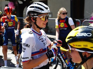 Slovenská cyklistka Viktória Chladoňová. 