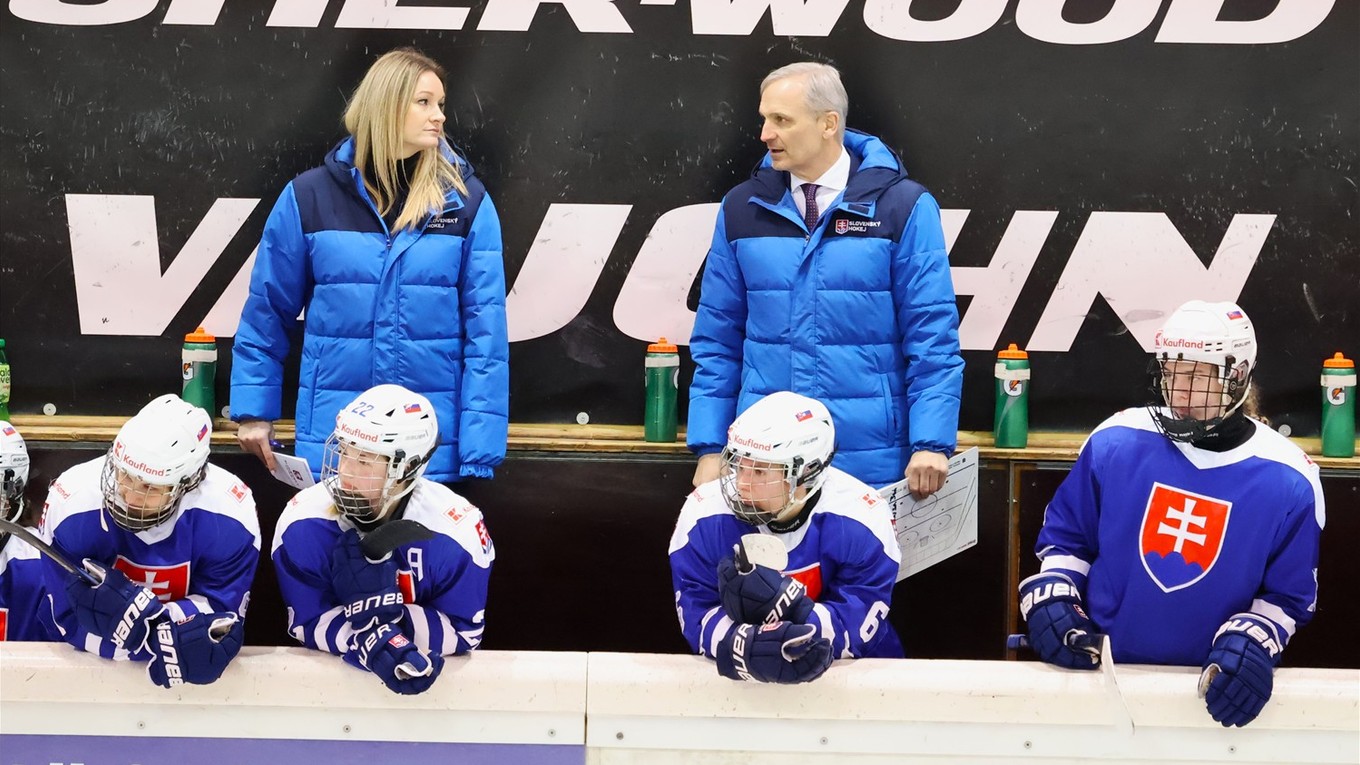 Slovenské hokejistky. 