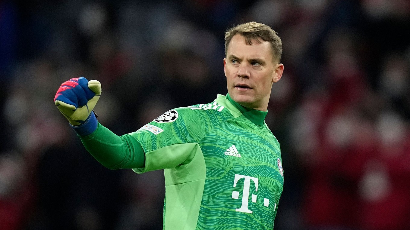 Nemecký brankár Bayernu Mníchov Manuel Neuer. 