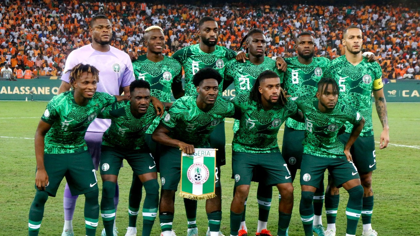 Futbalisti Nigérie. 