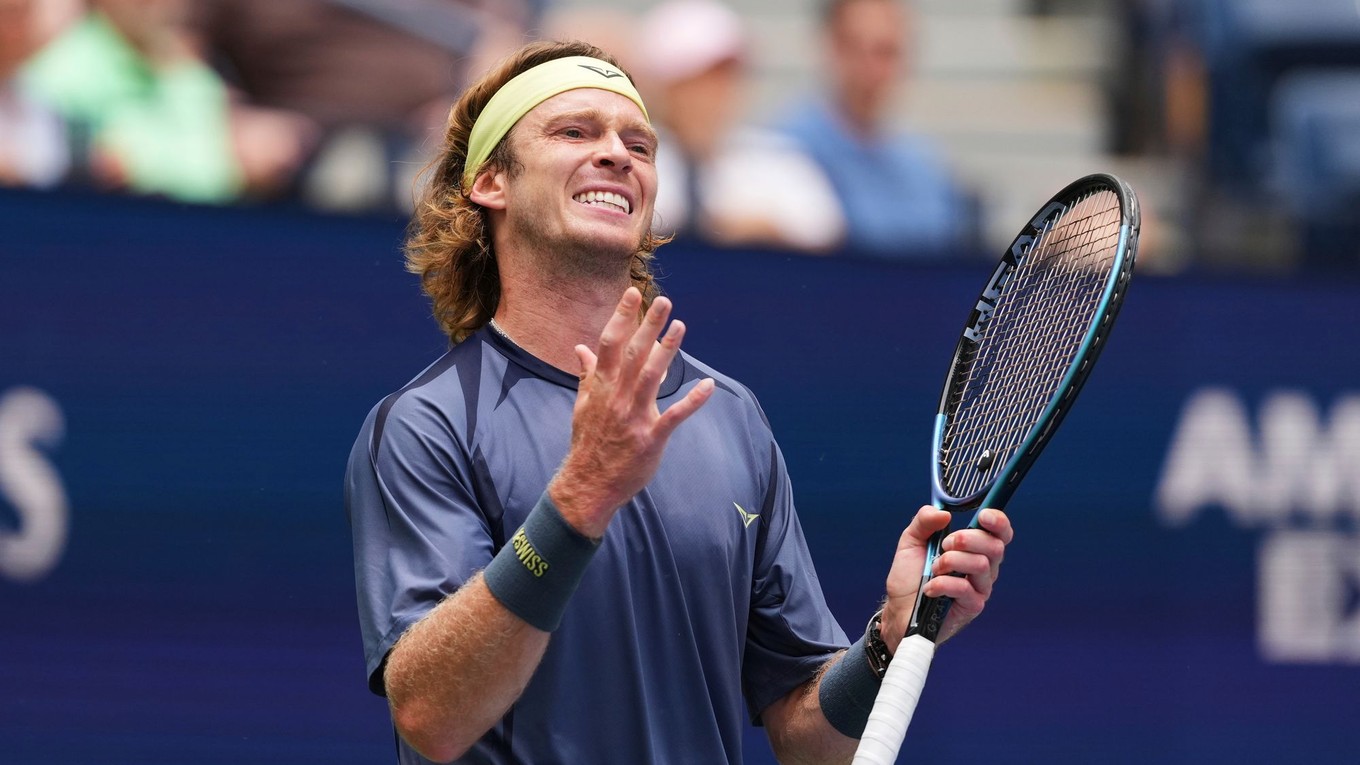Andrej Rubľov na US Open 2025