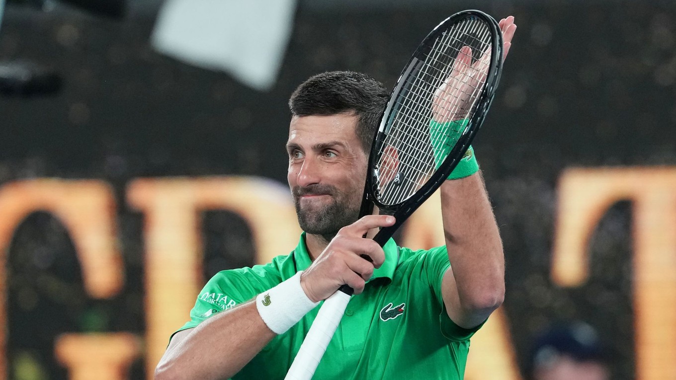 Srbský tenista Novak Djokovič