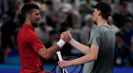 Jannik Sinner a Novak Djokovič 