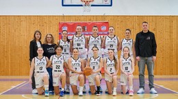 Hráčky tímu BK ŠK UMB Banská Bystrica.