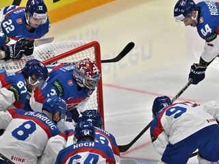 Slovenskí hokejisti pred zápasom Slovensko - Rakúsko v skupine A na MS v hokeji 2025.