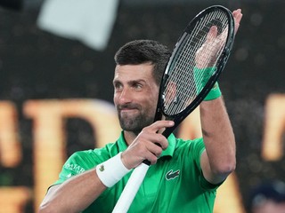 Srbský tenista Novak Djokovič