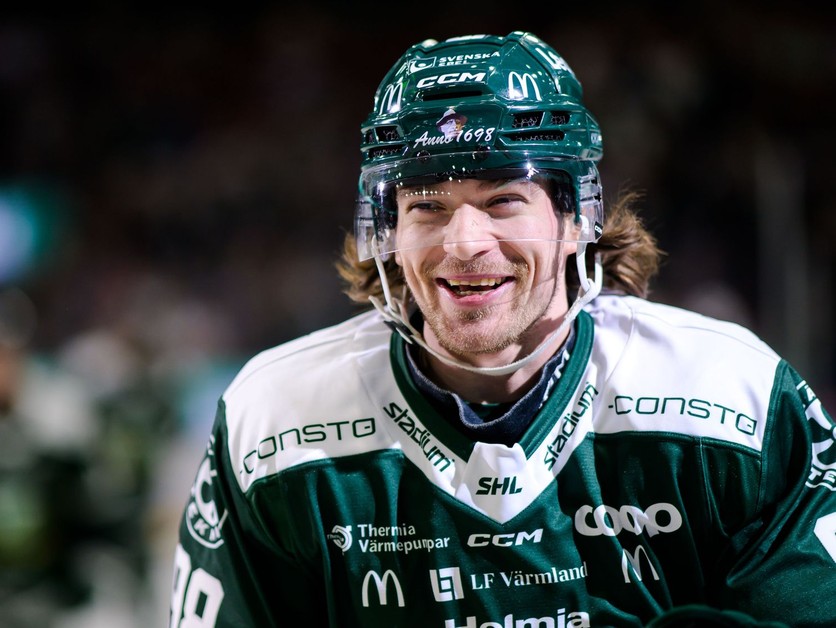 Marián Studenič v drese švédskeho Färjestad BK. 