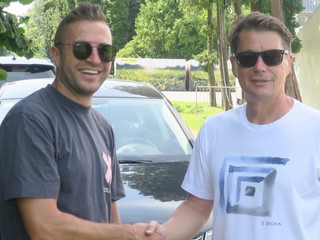 Členovia súčasného vedenia 1. FC Tatran Prešov - Ľuboš Micheľ (vpravo) a Stanislav Šesták.