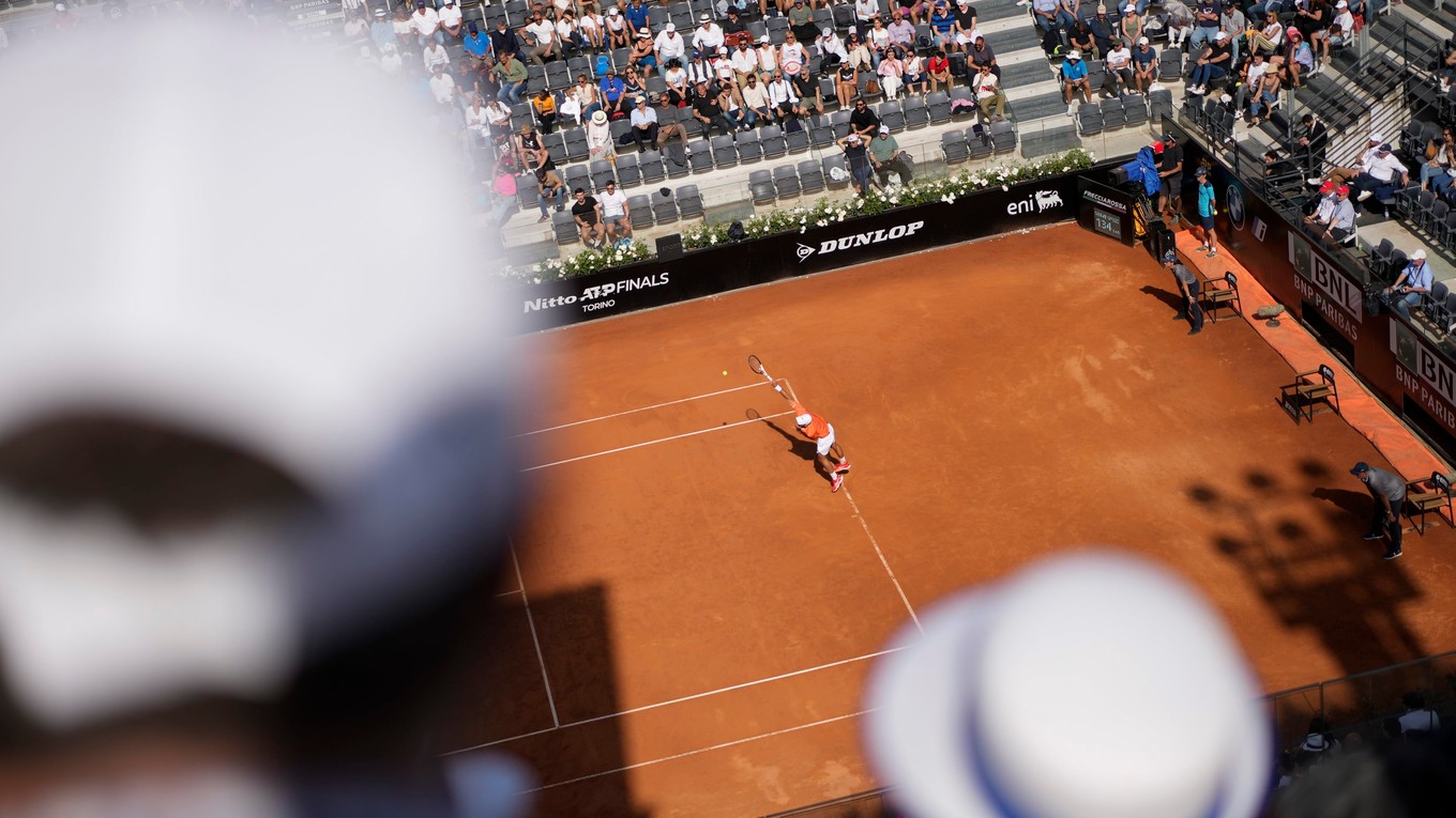 Novak Djokovič na ATP Masters 1000 v Ríme.