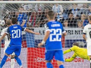 Gól na 2:0 pre Slovensko v úvodnom kvalifikačnom zápase na MS 2026 A-skupiny Slovensko - Nemecko.