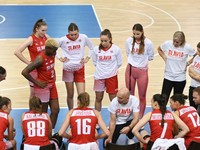 Basketbalistky Slávie Banská Bystrica.