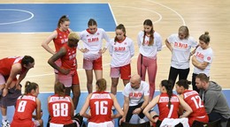 Basketbalistky Slávie Banská Bystrica.
