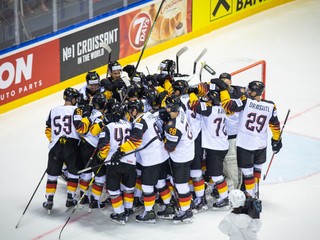 Nemeckí hokejisti, ilustračná snímka.