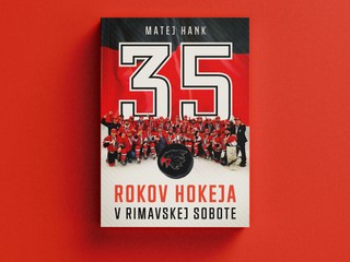 Obal knihy 35 rokov hokeja v Rimavskej Sobote. 