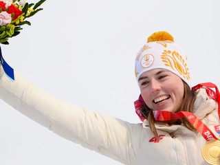 Petra Vlhová vyhrala slalom na ZOH v Pekingu 2022.