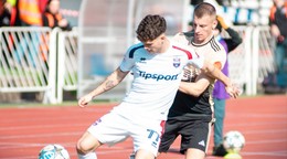 Záber zo zápasu Slávia TU Košice - FC ViOn Zlaté Moravce-Vráble 