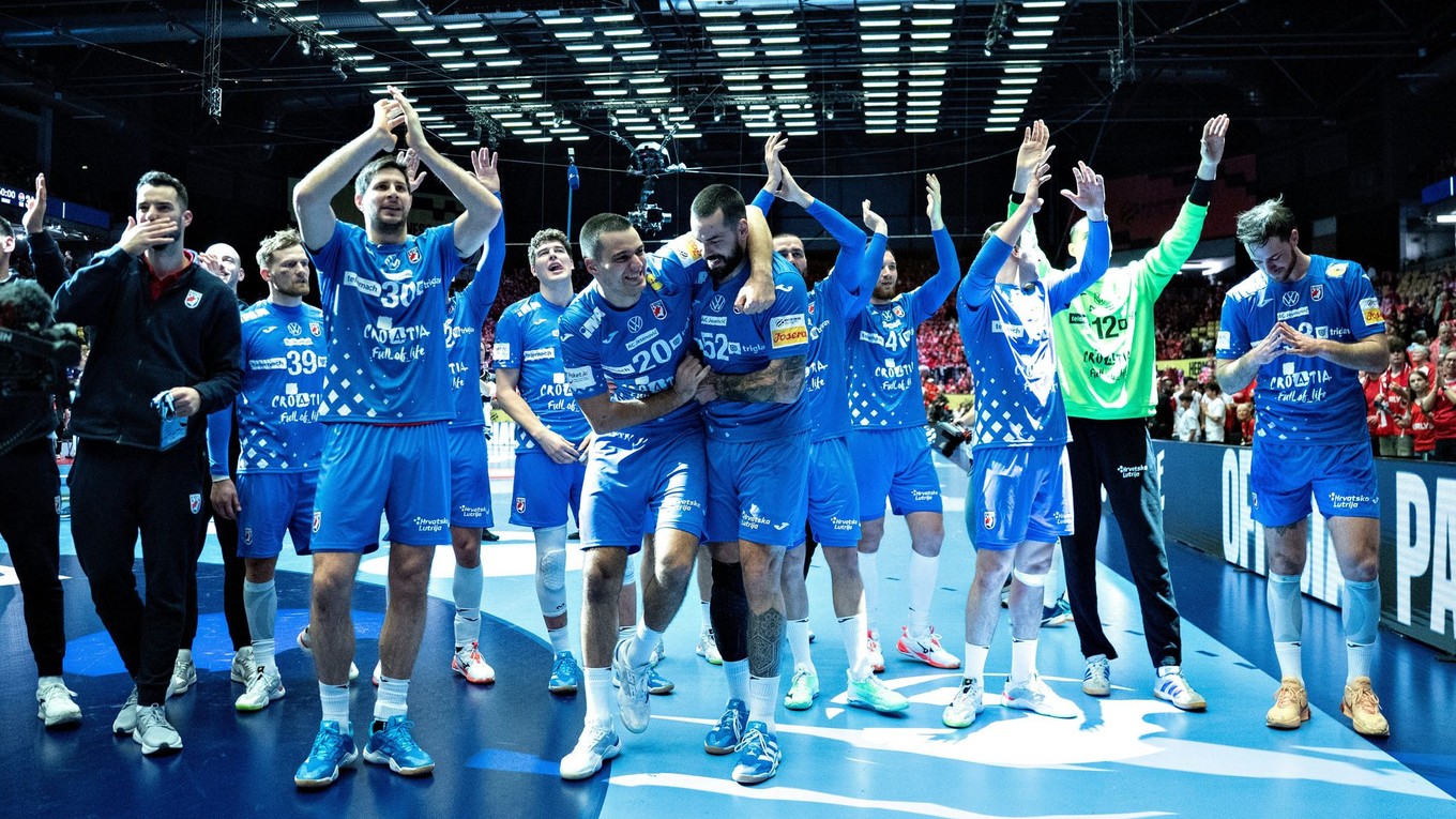 Radosť chorvátskych hádzanárov