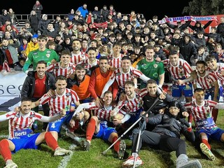 Futbalisti UD Barbastro.