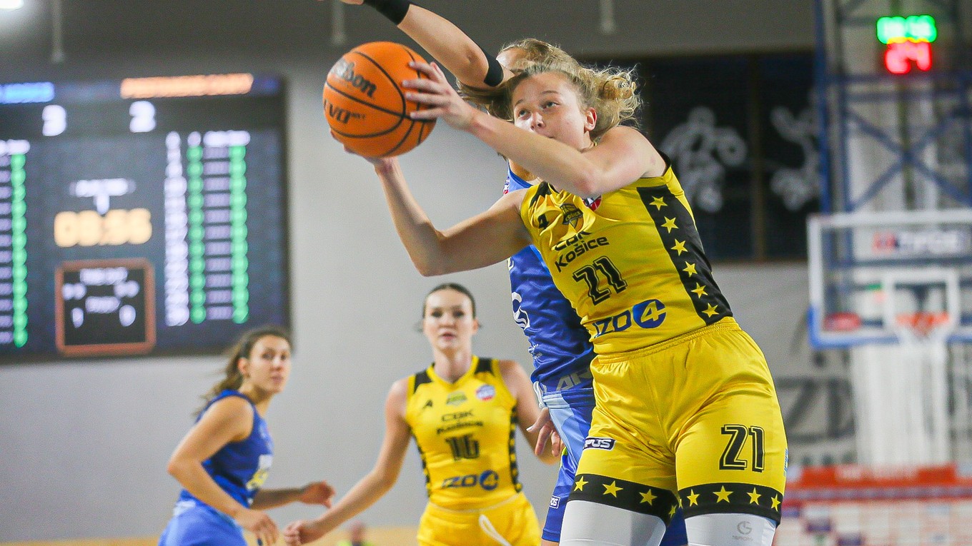 Basketbalistky CBK Košice.