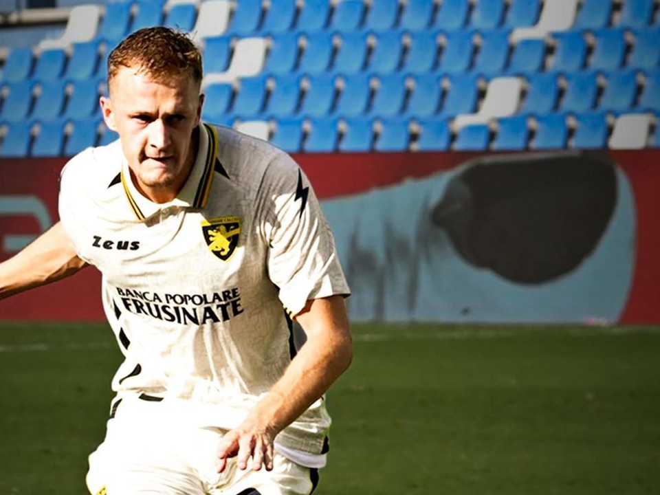 Tomáš Bobček v drese Frosinone