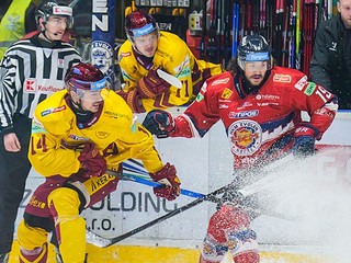 Momentka zo zápasu Zvolen - Trenčín