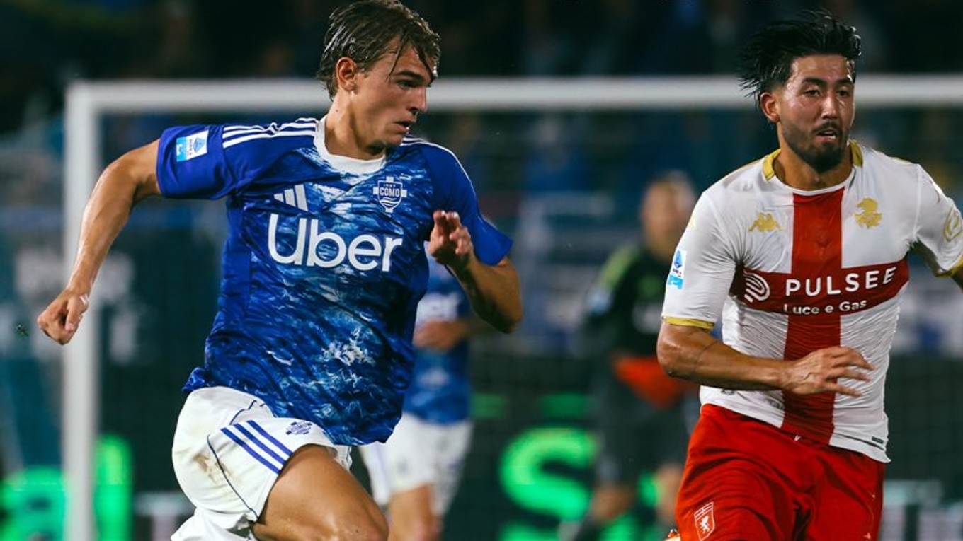 Momentka zo zápasu Como 1907 - FC Janov 