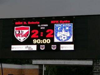 V úvodnom kole III. ligy Stred remizovala Rimavská Sobota s Bytčou 2:2.