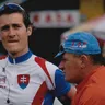 Ján Valach počas cyklistických pretekov Okolo Slovenska. 